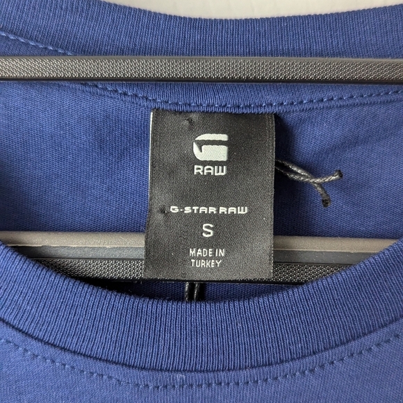 Men's medium blue gstar city graphic t-shirt - Picture 3 of 8